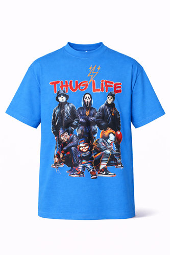 DTF ROUND NECK (THUG LIFE)